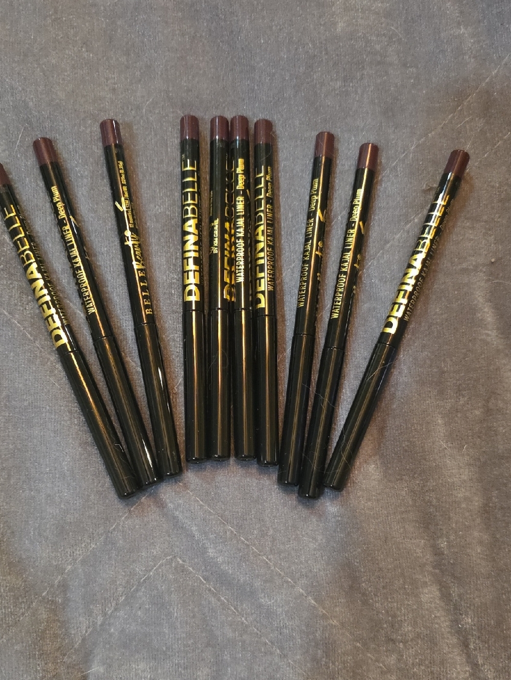 DEFNABELLE Waterproof Eye Liner Pencils - Deep Plumb Shade